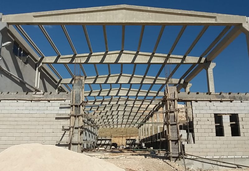 Büyük ölçekli sanayi depo yapısı prefabrik — Trakya Prekast